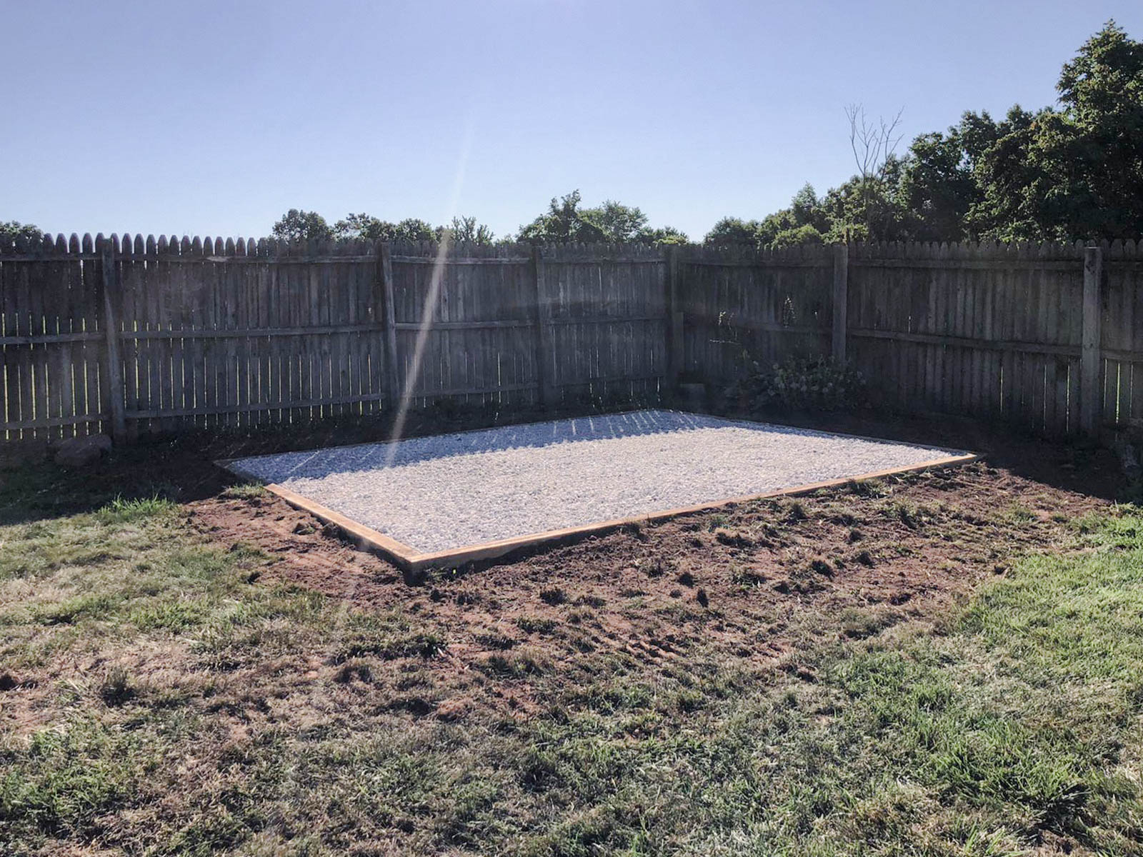 12x14 gravel foundation in etters pa
