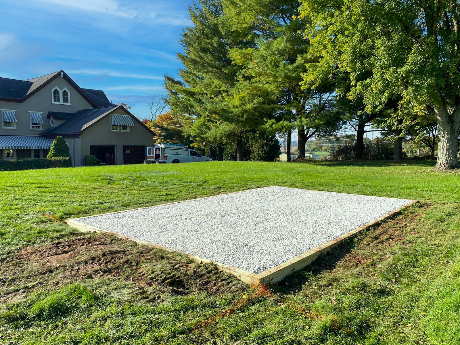 14x22 gravel pad in royersford pa