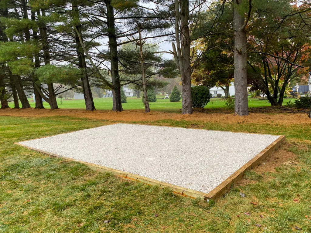 14x22 gravel pad in downingtown pa