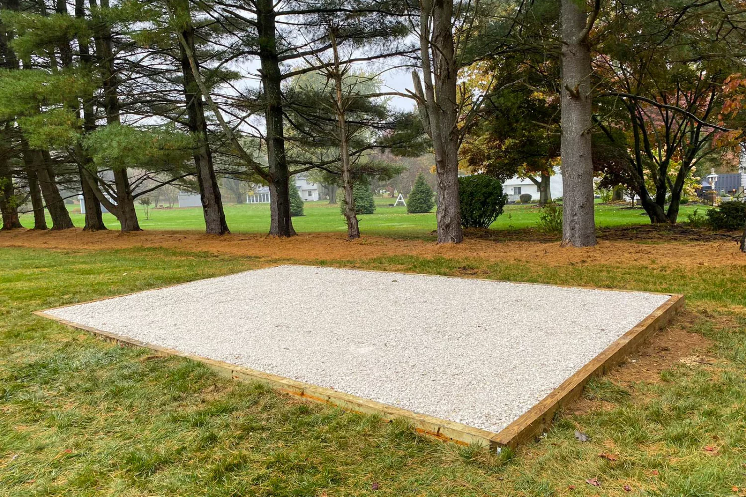 14×22 Gravel Pad in Downingtown, PA