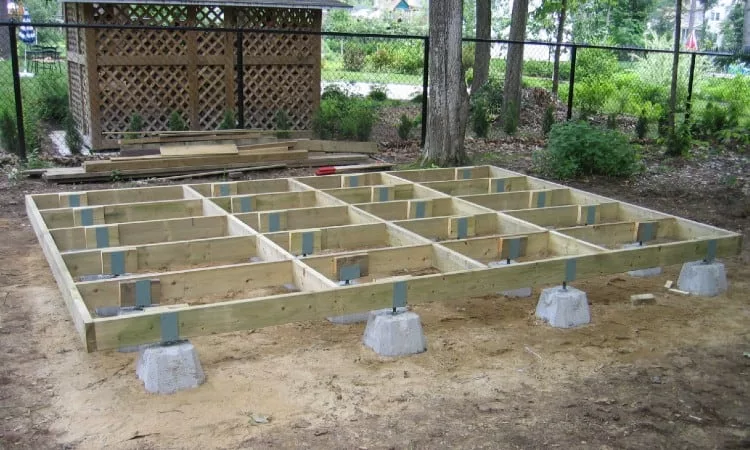 gravel foundation for sheds