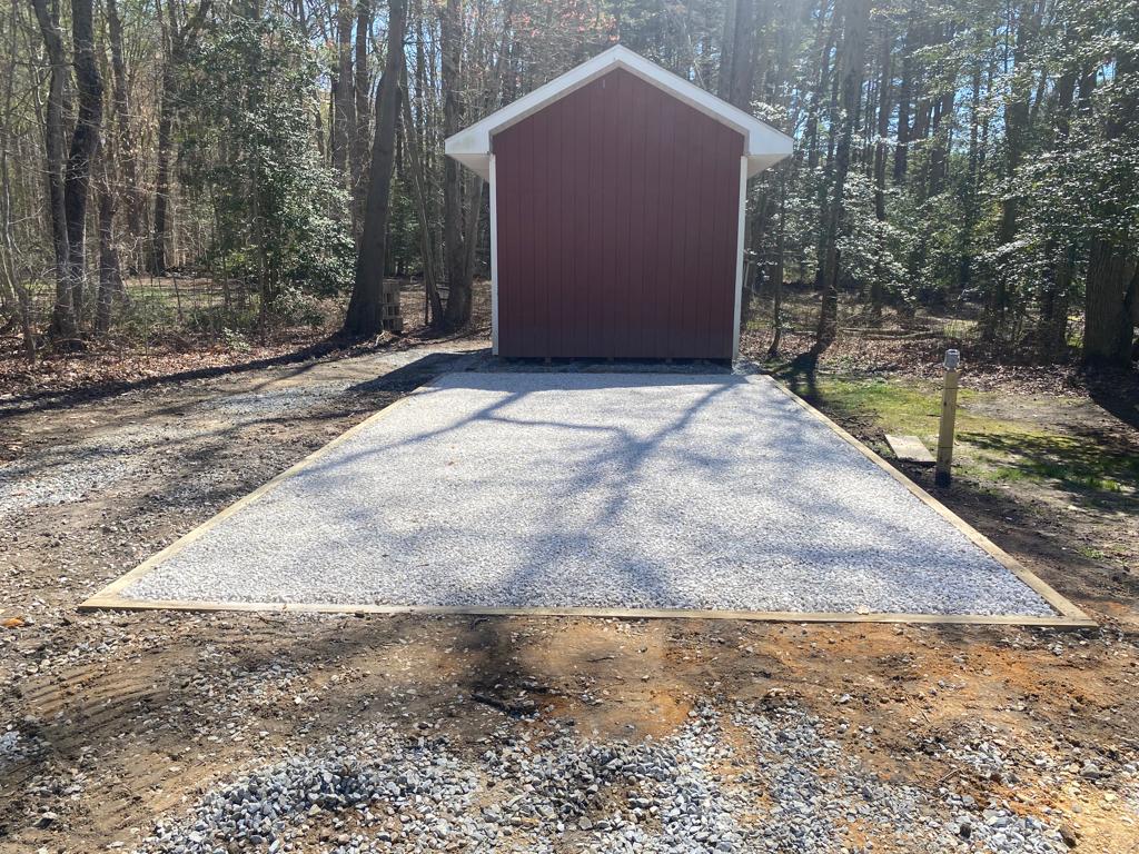 14x22 shed foundation in upper pittsgrove nj