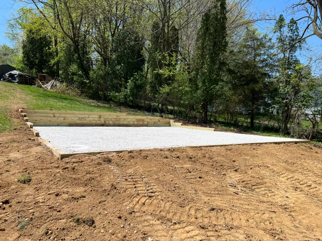 26x26 shed pad in robesonia pa