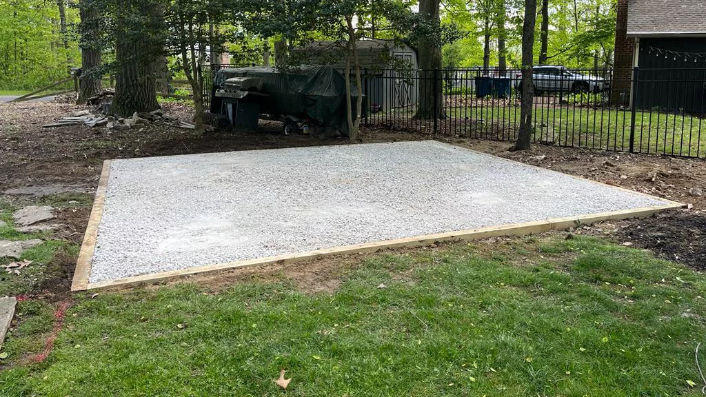 gravel shed foundation in lancaster pa