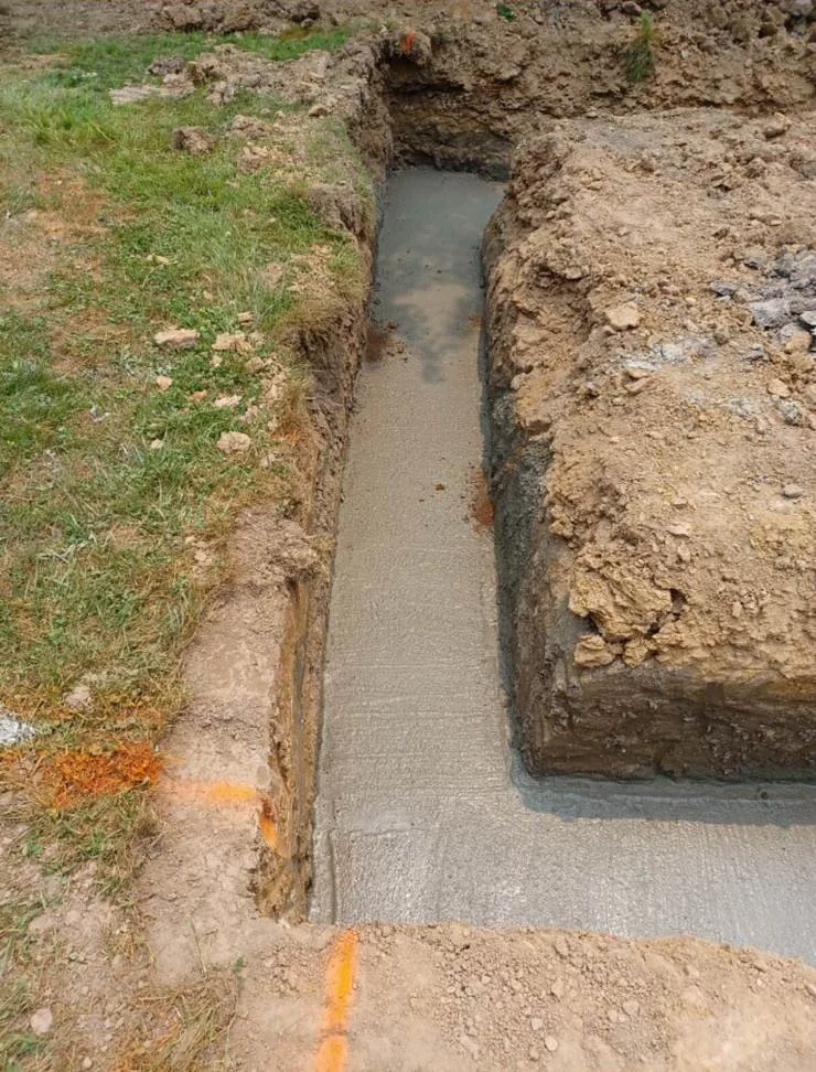 what are concrete footings