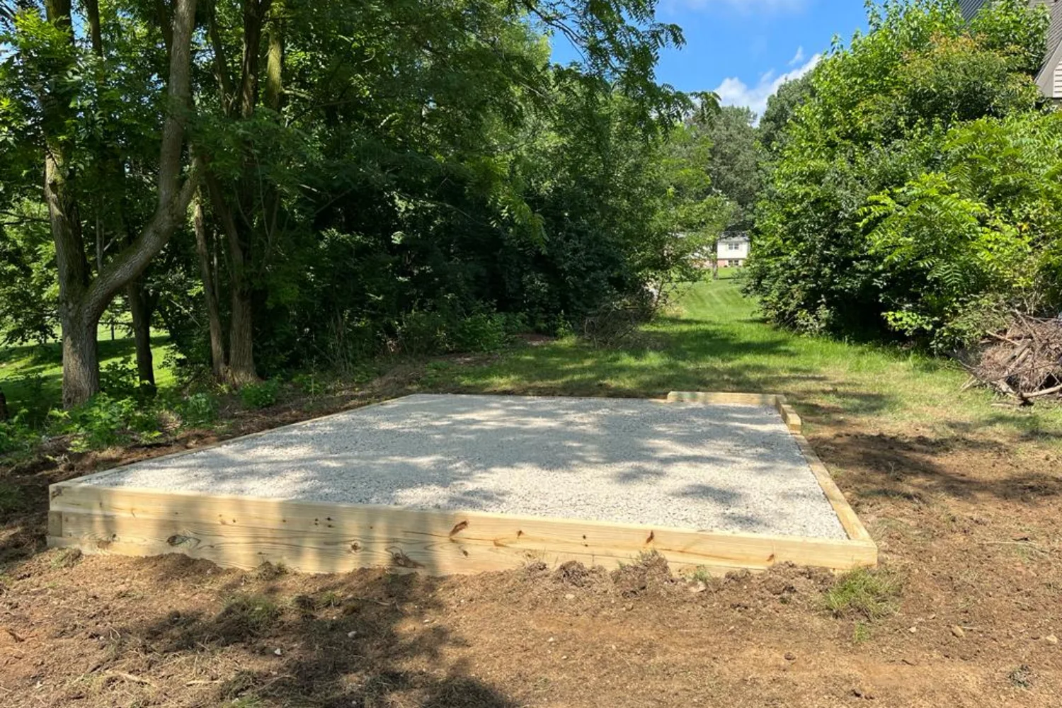 16×18 Gravel Pad in New Holland, PA