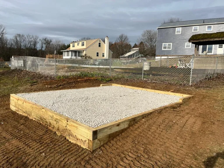 Shed and Base 3 Shed and Base Foundation