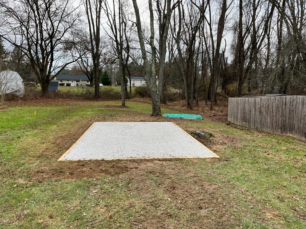 14x22 gravel pad in coatesville pa