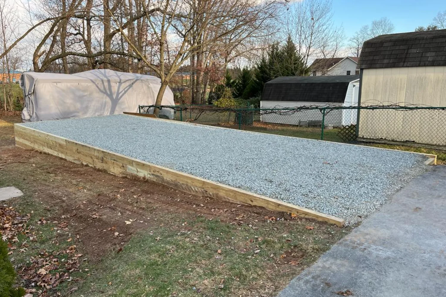 14×40 Gravel Pad in Royersford, PA