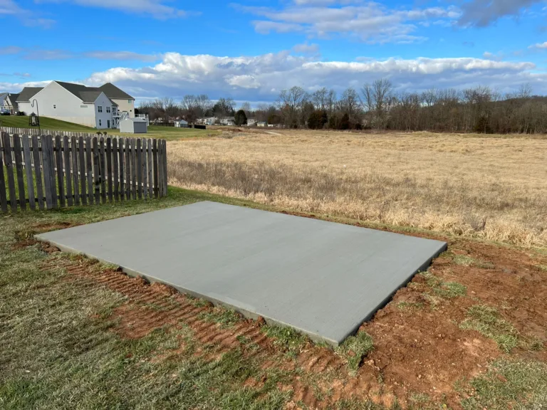 Gravel Shed Foundation