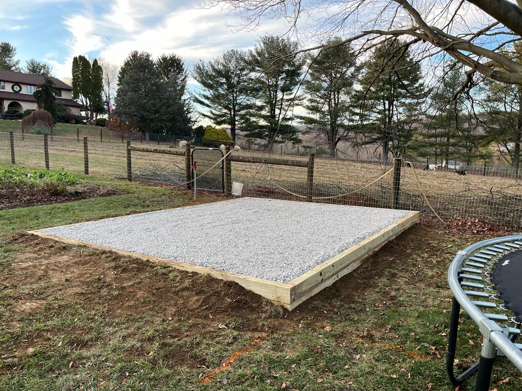 14x18 gravel pad in gettysburg pa