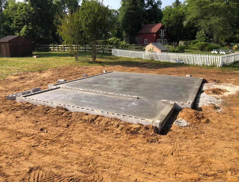 concrete shed foundations in lancaster pa