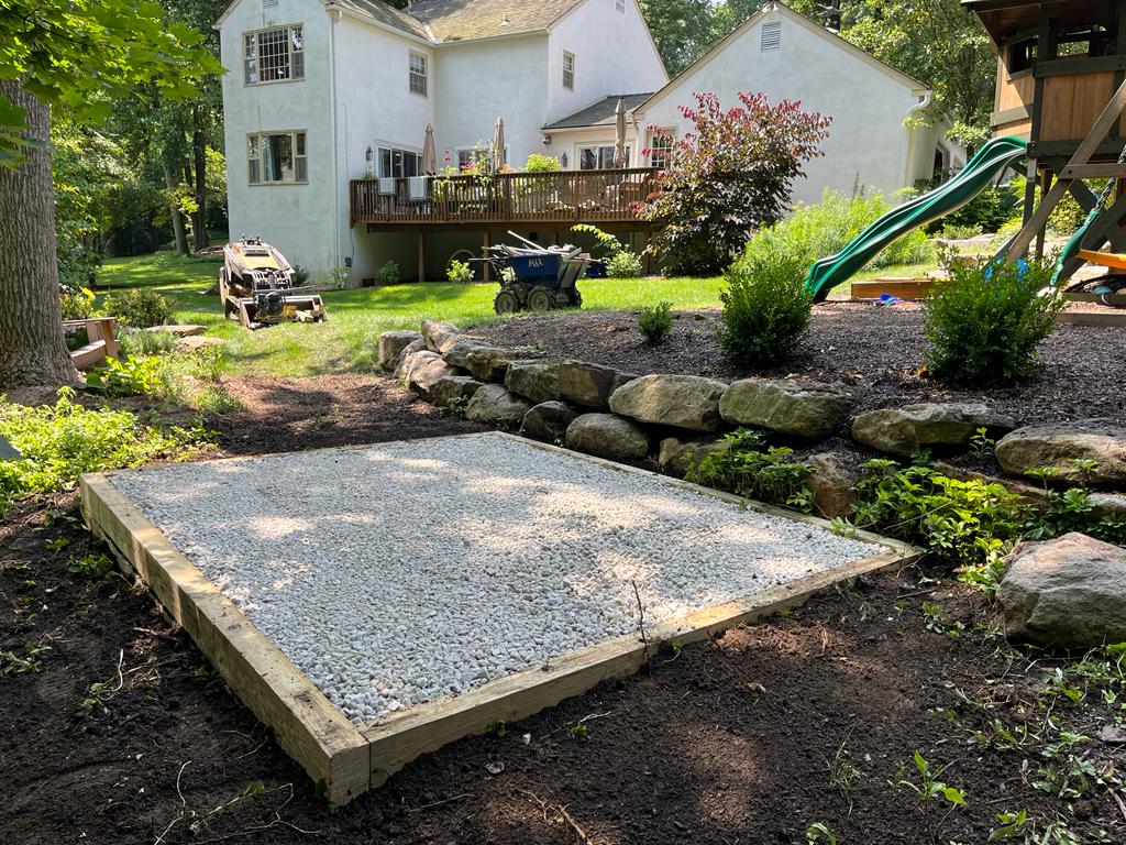 gravel shed foundation in lancaster pa