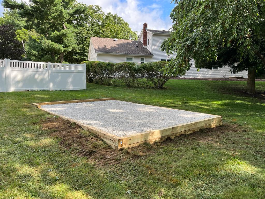 gravel shed foundation in lancaster pa