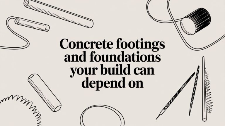 Concrete Footings and Foundations Your Build Can Depend On in Honey Brook Township 6 concrete footings and foundations construction tools