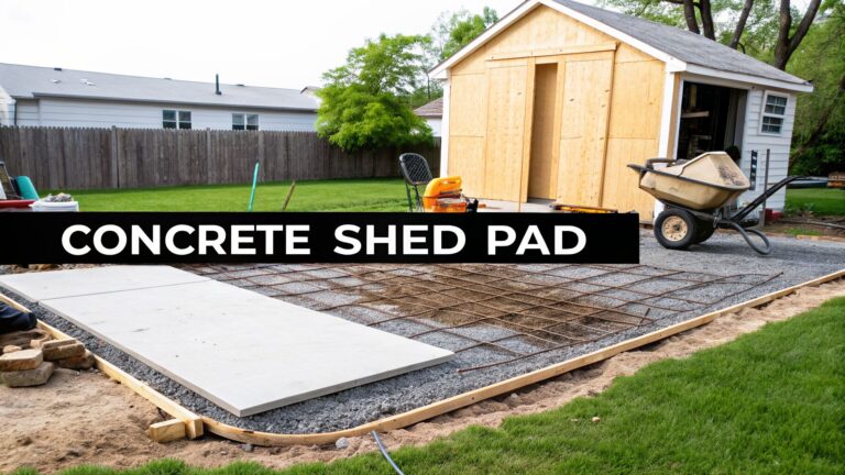 Shed Foundations in PA and MD: A Guide to Concrete Pads 31 concrete pad for shed pad construction