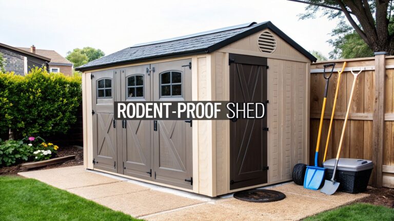 how to keep mice out of storage shed shed