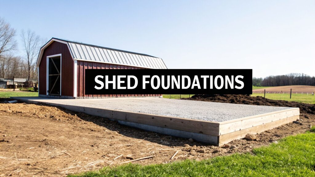 What to Know Before Building a 4x8 Shed with a Permanent Foundation 4 4x8 Shed Foundation Service