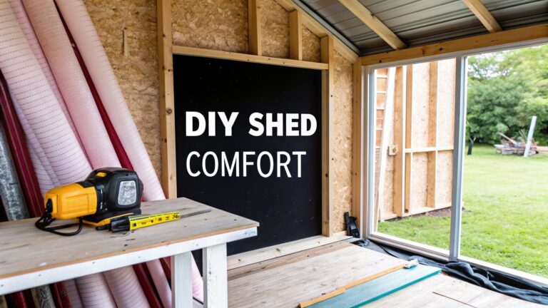 Shed Foundations in PA & MD: The First Step to a Comfortable Shed 9 cheap insulation for shed shed construction