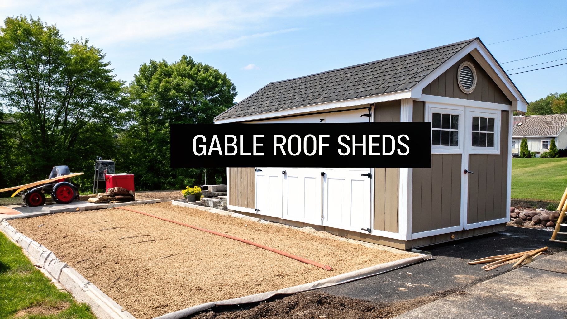 Expert Shed Foundation Contractors in Pennsylvania 1 gable roof sheds gable shed