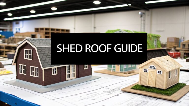 shed roof types shed models