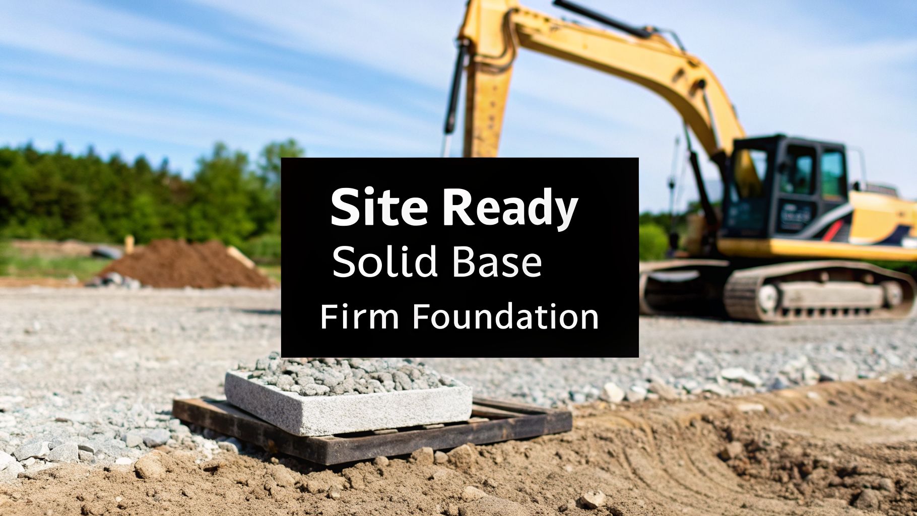 site preparation for concrete slab construction