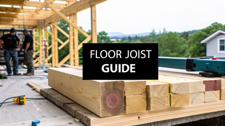 Your Guide to Garage and Shed Foundations in Pennsylvania 6 types of joists for floors lumber construction