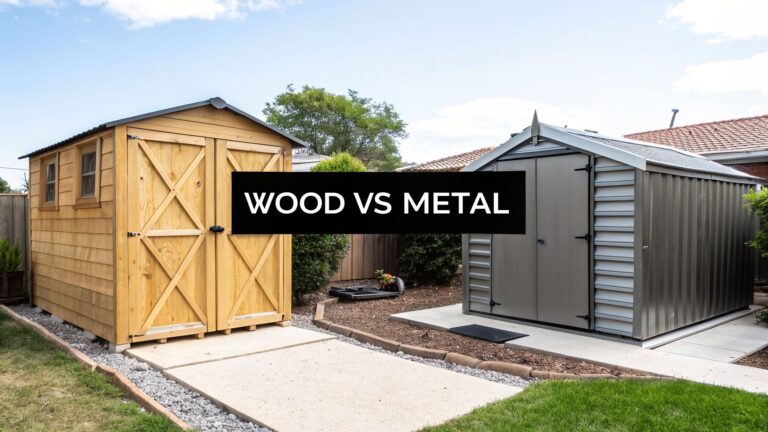 wood vs metal storage sheds sheds comparison