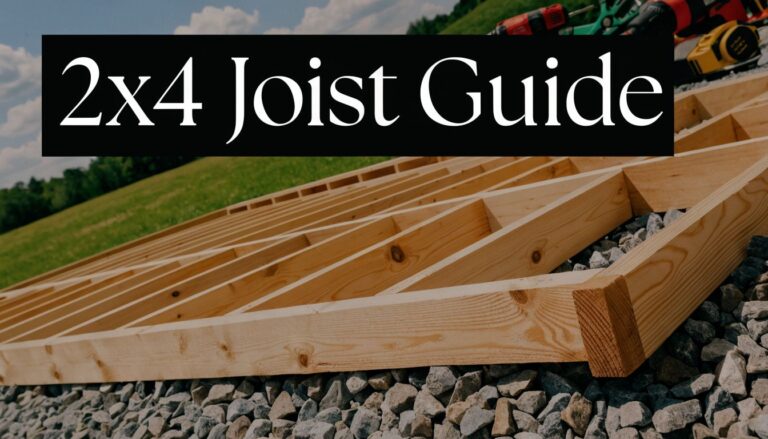 2x4 Floor Joist Spans & Uses for Sheds in PA & NJ 11 2x4 floor joist wooden frame