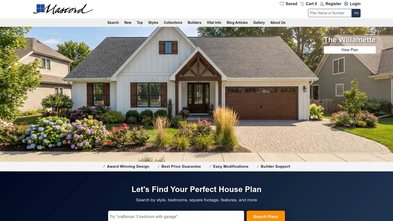7 House designs with detached garage You Should Know 5 Alan Mascord Design Associates (houseplans.co)
