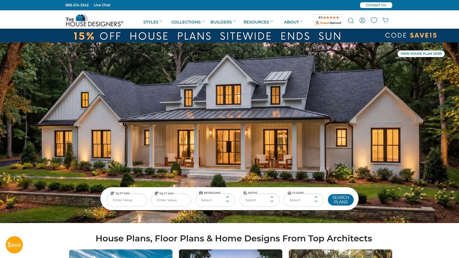 7 House designs with detached garage You Should Know 3 The House Designers