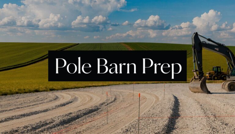 Site Prep for Pole Barn: Expert Guide for PA, MD, DE, NJ 11 site prep for pole barn excavator