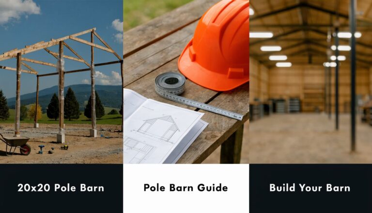 20x20 Pole Barn Guide for PA, MD, DE & NJ 1 20x20 pole barn construction guide