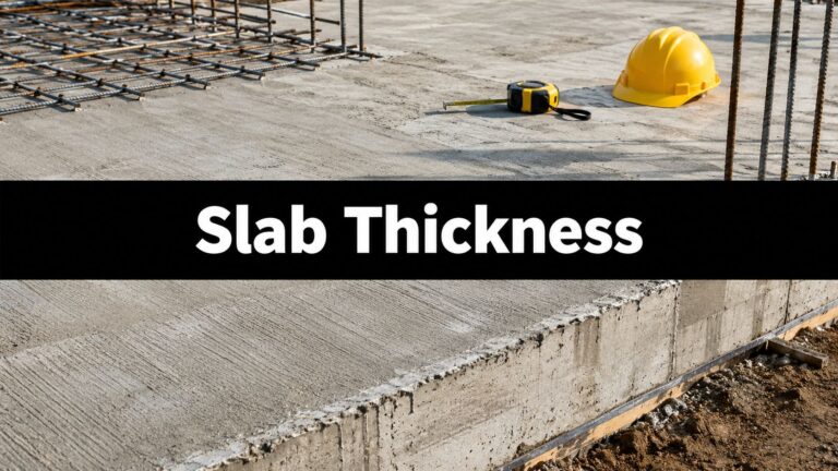 Concrete Slab Thickness for House: Key Factors for 2026 29 concrete slab thickness for house construction site