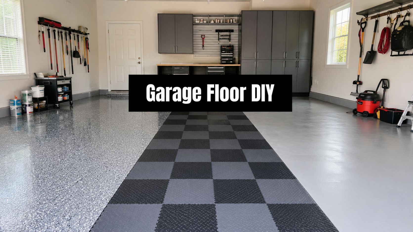 8 Garage Floor Ideas Diy for Your PA Home 1 garage floor ideas diy garage flooring