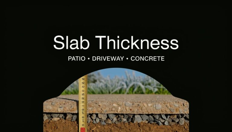 How Thick Should A Patio Concrete Slab Be? 12 how thick should a patio concrete slab be concrete measurement