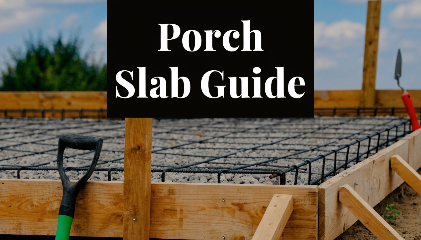 How to Build a Concrete Porch Slab: A 2026 Guide 1 how to build a concrete porch slab construction site