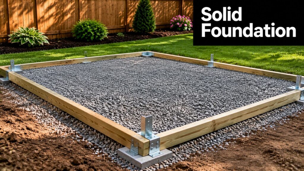 How to Fix a Shed Installed on Uneven Pavers 3 Shed Foundation