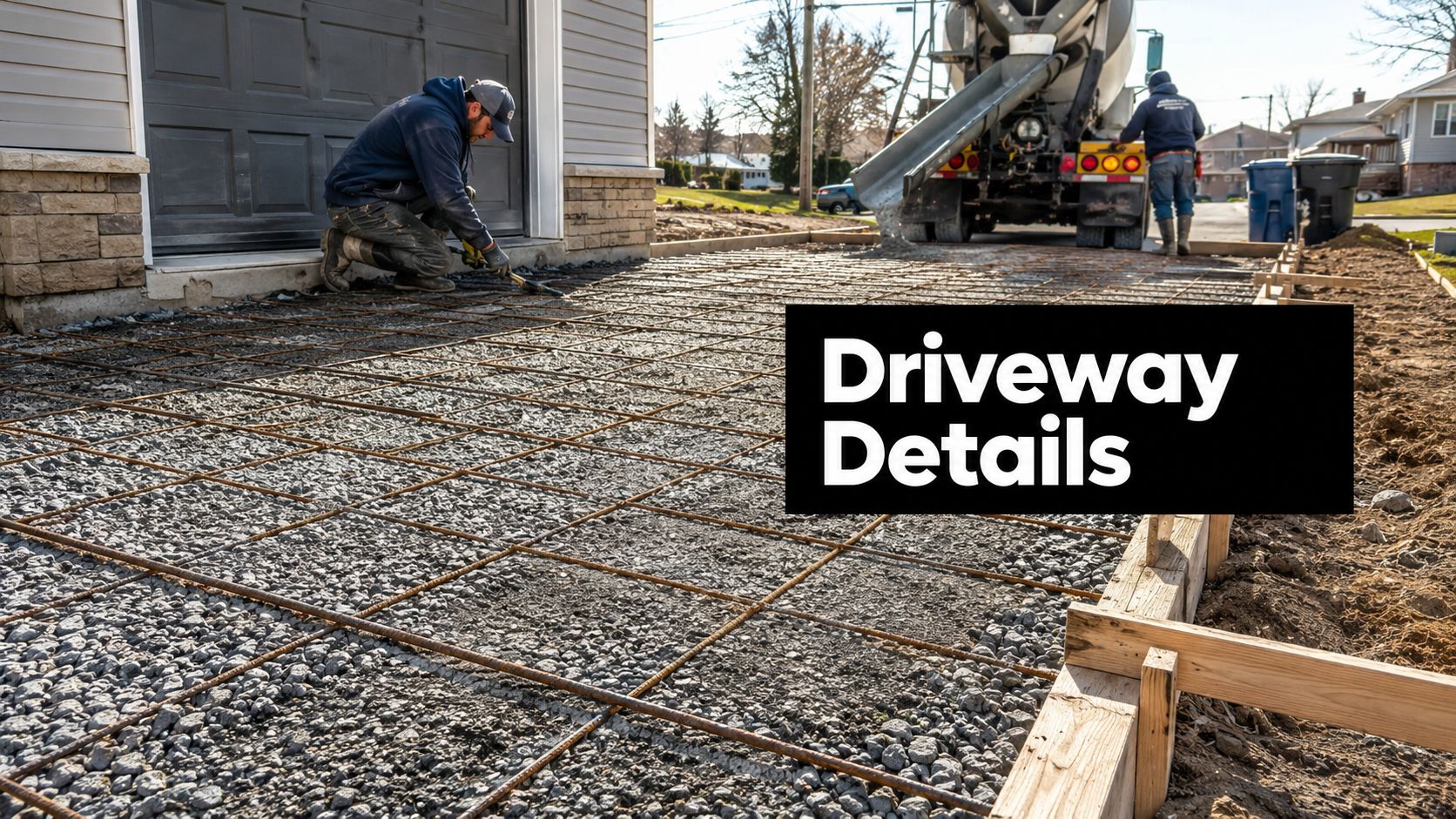 Concrete Driveway Construction Details: A PA & MD Guide 1 concrete driveway construction details driveway installation