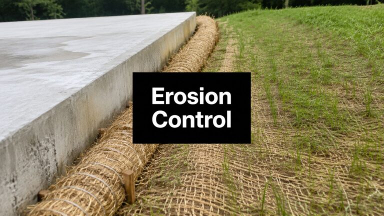 Erosion Control Measures for PA & MD Foundations 11 erosion control measures erosion control