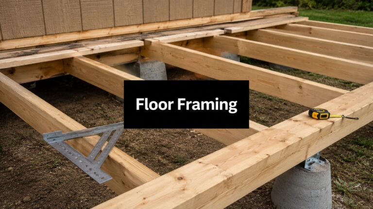 Master Floor Framing Plans for Sheds & Garages 24 floor framing plans floor framing