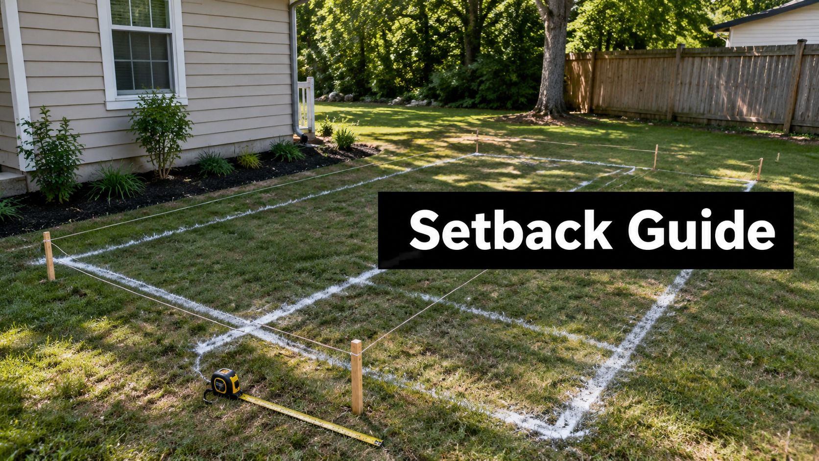 Garage Setback Requirements: Your 2026 Guide 1 garage setback requirements construction layout