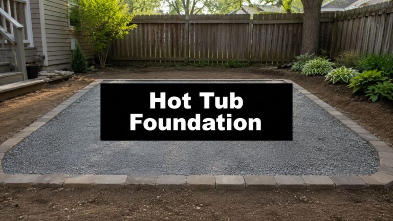 Hot Tub Foundation Kit: A PA & NJ Homeowner's Guide 31 hot tub foundation kit gravel pad