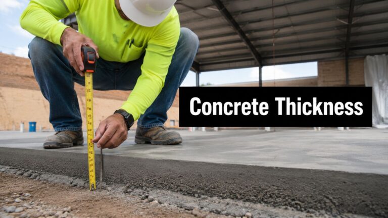 How to Measure Concrete Thickness: 2026 Guide 43 how to measure concrete thickness concrete measurement