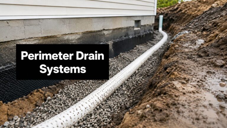 Perimeter Drain Systems: Homeowner's Guide PA, MD, DE, NJ 36 perimeter drain systems drainage pipe