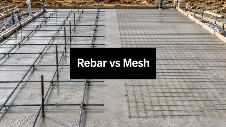 Rebar vs Wire Mesh: The Right Foundation for Your Project in 2026 16 rebar vs wire mesh construction comparison