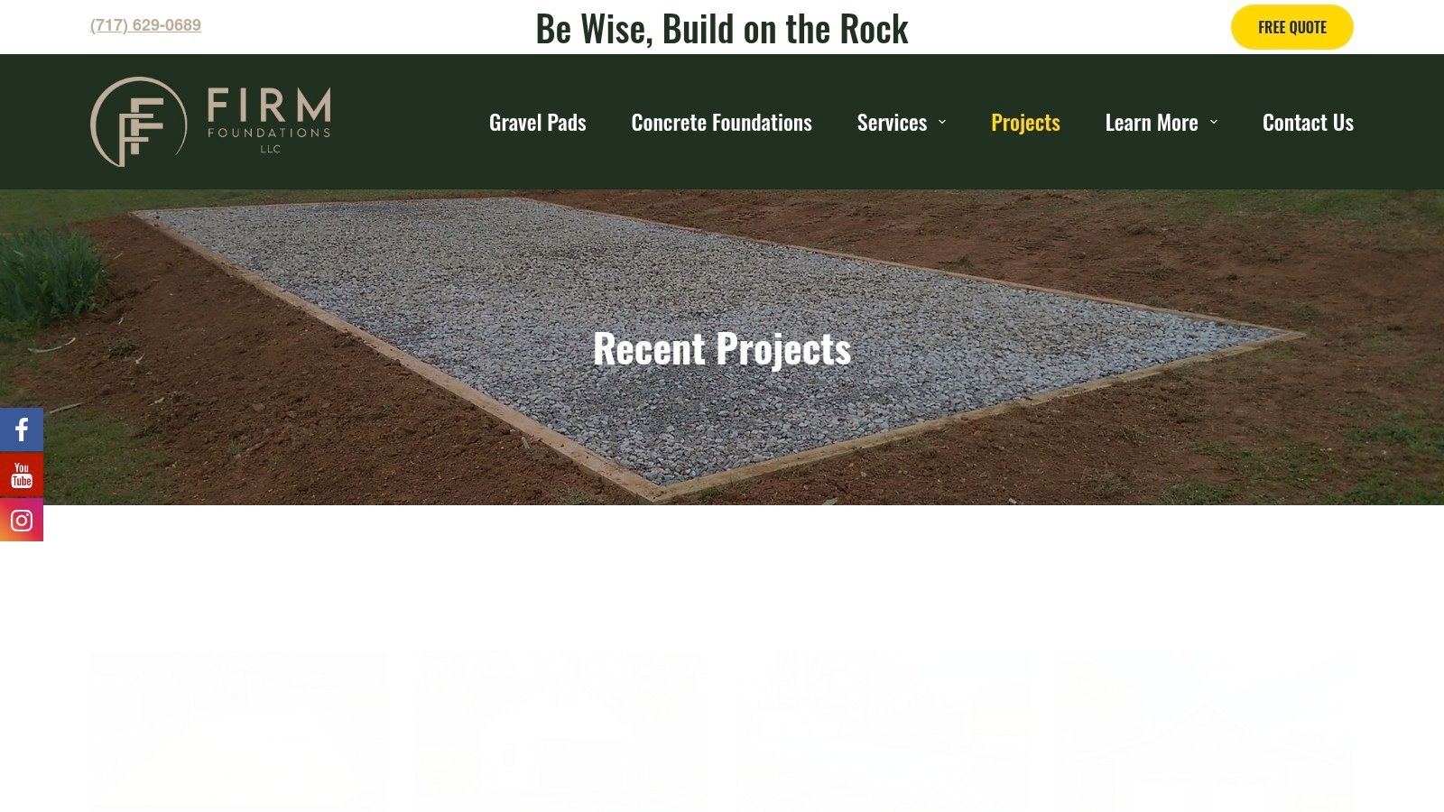 Recycled Concrete Aggregate: Benefits & Uses by Firm 4 Screenshot from https://shedpads.com/projects/