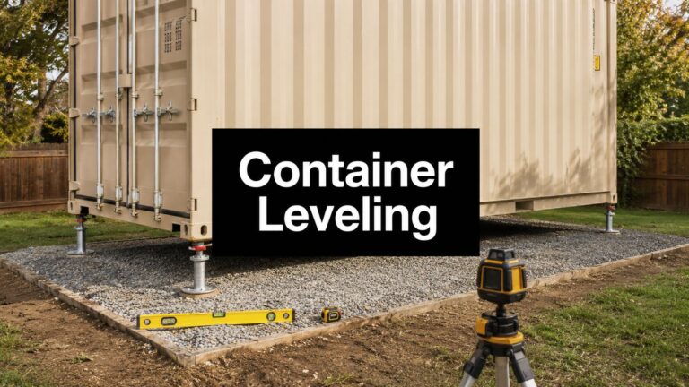 Expert Shipping Container Leveling in PA, MD, DE, NJ 26 shipping container leveling container leveling