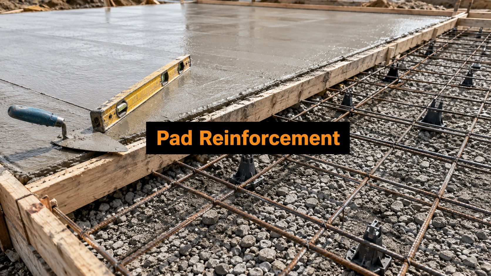 Concrete Pad Reinforcement: A Practical Guide for Homeowners 1 concrete pad reinforcement rebar grid
