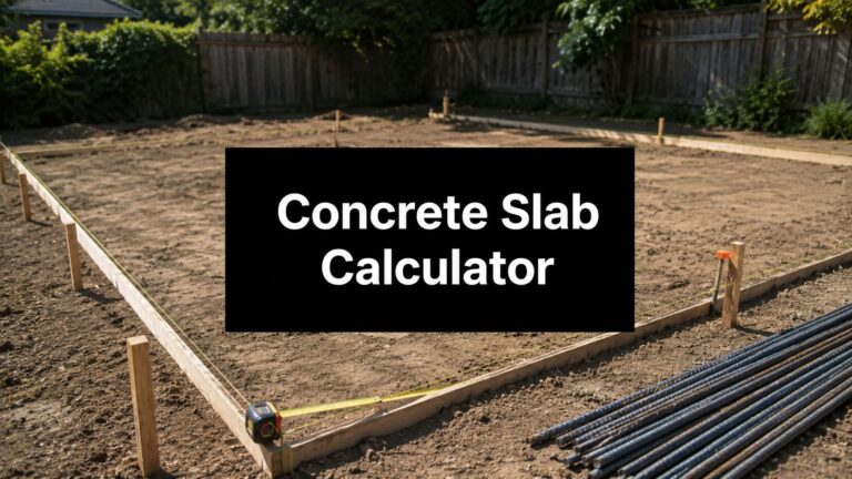 Concrete Slab Calculator Guide for Homeowners in 2026 2 concrete slab calculator construction site
